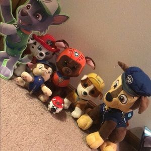 Paw patrol plush animals